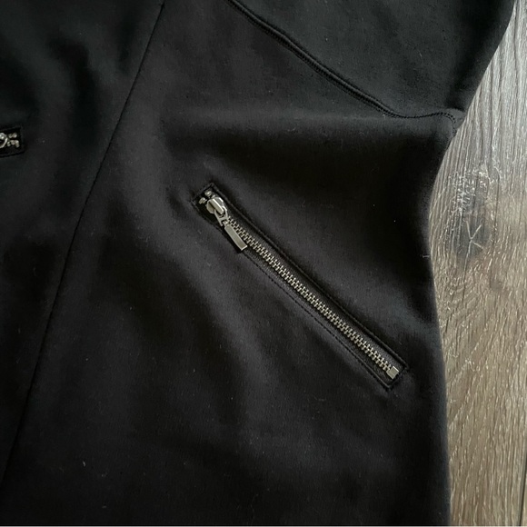 ATHLETA Celebration Ponte Knit Dress Size XS Black - Picture 5 of 8